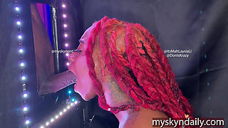 Throat Goat Gets a Big Black Dick