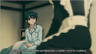 Hentai Anime In Hot Maid With Hairy Pussy Loves Pleasing Big Cocks