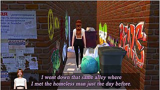 Car Toon - Horny Housewife Gets Humiliated By Homeless Men - Part 1 - Ddsims