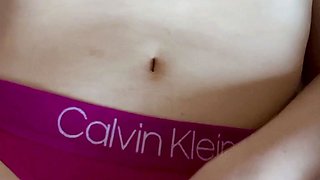 Amateur striptease and Solo masturbation