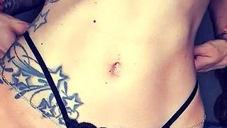 Stacked brunette goes solo toys and masturbation