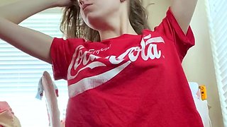 Amateur Blonde Teen Plays Solo with Toy Webcam Porn