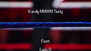 Big Clit Latina Lesbians Devour Pussy on Kitchen Counter - HD Flexible Sex