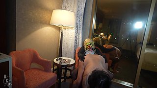 Phat Ass - Ebony bbw mom in homemade cosplay hardcore