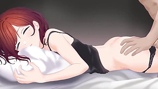 Higuchi Madoka Sexy Lying Doggystyle