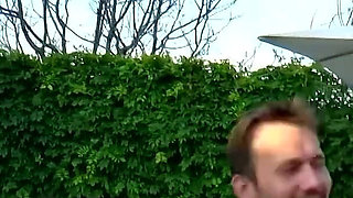 Outdoor DP Threesome Wild Fuck Fest