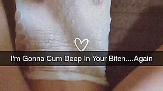 Neglected Pregnant Cumslut Cheats & Gets Creampied on Snapchat