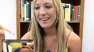 Cute Blonde Teen Solo Orgasm