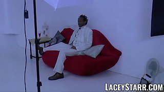 Laceystarr - granny bride fed with jizz after big black cock fucking