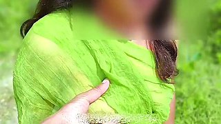 Desi Village Girl Jungle Bath - Tight Pussy Fuck with Lust Suman & Your_aisha - Viral HD