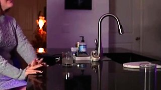 Redhead milf sucks and rides a big black cock