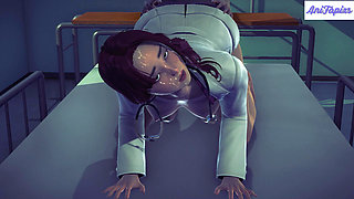 Hot Doctor Demonstrated New Healing Sex - 3D HENTAI