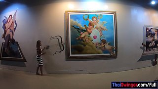 Art museum visit with Thai GF got horny