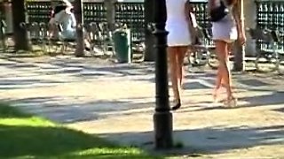 Amateur skater girl outdoor in public fucking for money