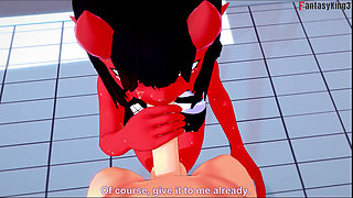 Meru the succubus Bikini POV sex