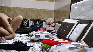 Indian Maid Banging By Home Owner At His Bedroom