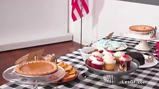 Eating Her Out During Classroom Cookie Sale