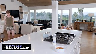 Rachael Cavalli and ava madison let alex use their bods to cope with his breakup and job loss
