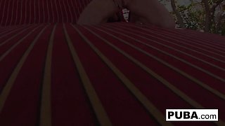 A gorgeous Brunette enjoys making herself cum.