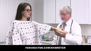 Pervert Doctor Fucks Teen With Glasses