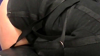 In Straitjacket Slowly Fucked and Brought to Squirt