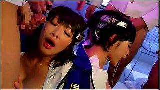 Asian Teens and Milf Gangbang: Cosplay Blowjobs & Handjobs in HD.