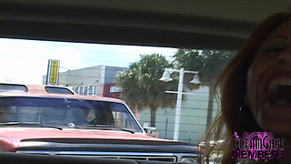 Flashing in Tampa with Huge Tit Robyn Foxx