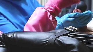 Sadistic Nurses Sounding Tied Up Patient
