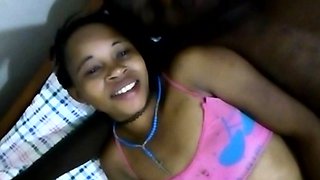 African Couple Homemade Selfie Sex