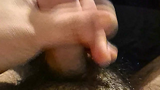 Wank on the bed