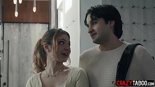 Demi Hawks and boyfriend fucks tutor