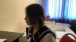 Big-Tits Babe Student Fucked By Teacher On Table