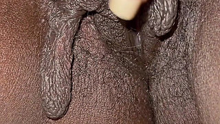 Rubbing Fingering My Wet Fat Big Labia Pussy