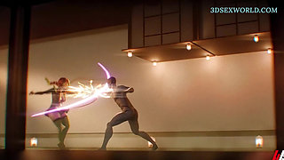 Mitsuri was Defeated, her Pussy and Anal are Destroyed (Realistic Sexgame)