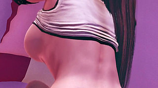 Tifa Lockhart Being Doggy From Behind by Cloud Final Fantasy