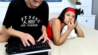 Petite small tit babe with perfect pussy masturbates