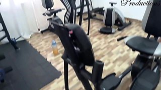 Gym Maintenance Guy Gets A Deepthroat Reward - Natural Beauty