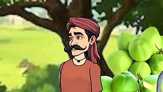 Hot Hindi Cartoon Sex - Raju Coconut Paniwala & Poonam Fuck in Forest Part 2