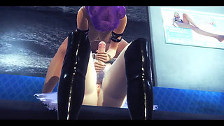 Lol Kda Hentai - Evelynn Futa & Kaisa Jerkoff Fucking- Japanese Asian Manga Anime Game Porn