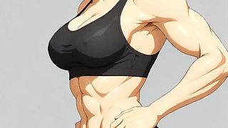 Anime and games girls dancing