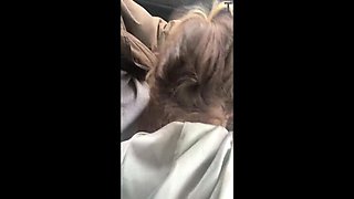 She's Getting Fucked in the Car and Her Boyfriend Has No Idea