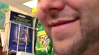 Gorgeous brunette babe gets pounded from behind