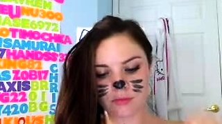 Cute blonde amateur webcam teen masturbating