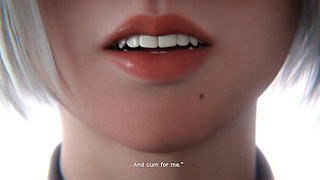 Nier Automata - Yorha 2B Horny Climax (Animation with Sound)