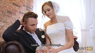 HUNT4K. For money, a mature guy gets the opportunity to fuck a pretty bride