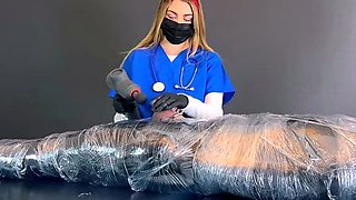 Kittybegood - Mistress KBG - Mummified Patient Gets Milked