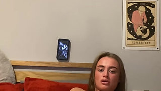 Watch this Scottish goth teen every inch of her fingers teasing moans from deep inside
