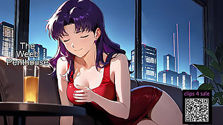Misato Katauragi from Evangelion- BDSM Slave