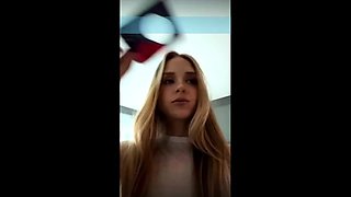 Blonde teen Sierras first erotic masturbation video