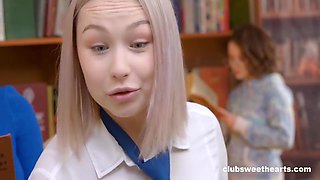 Library Of Lust - 18yo Lesbians At